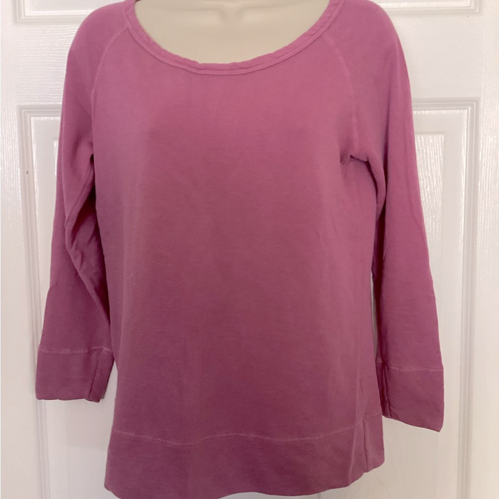 Standard James Perse Size 1 Mauve Long Sleeved Top